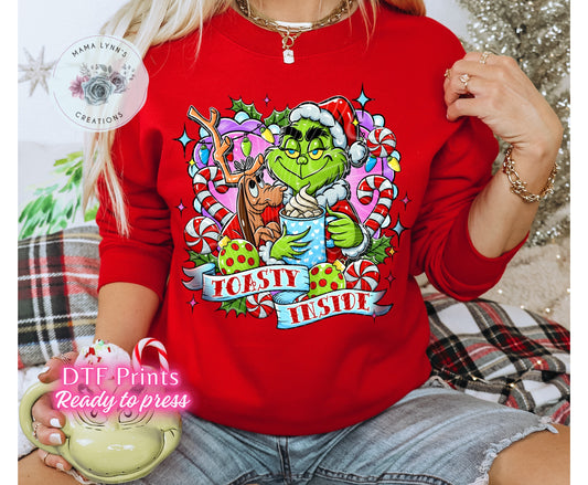 Toasty Inside Christmas DTF Print