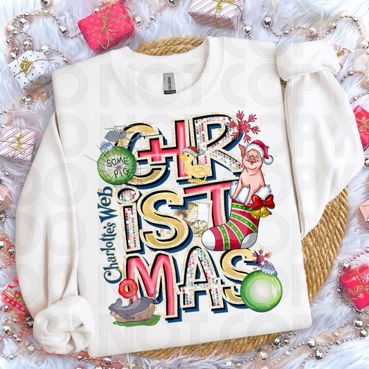 C Webb Christmas DTF Prints