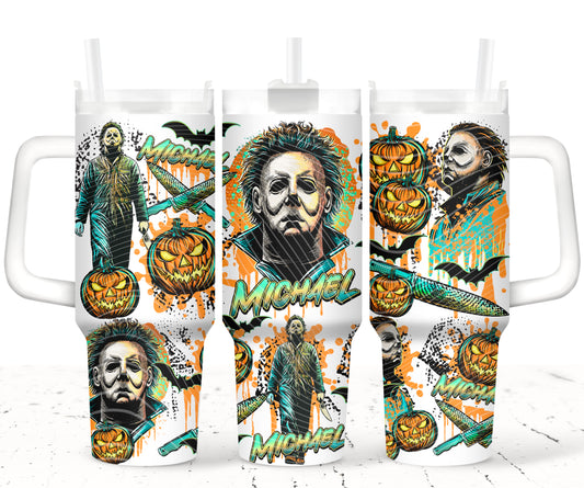 Horror Michael 40 oz Tumbler Prints