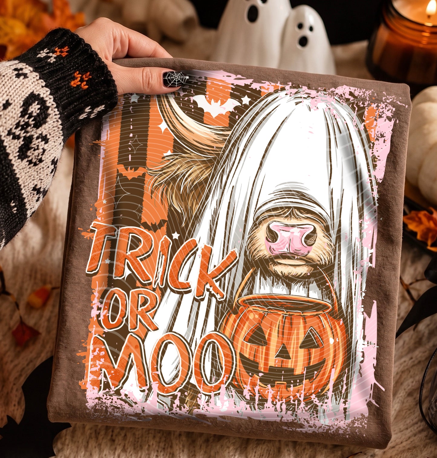 Trick Or Moo DTF Print