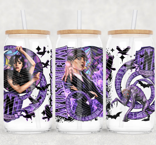 W Nevermore 16 oz Glass Wraps