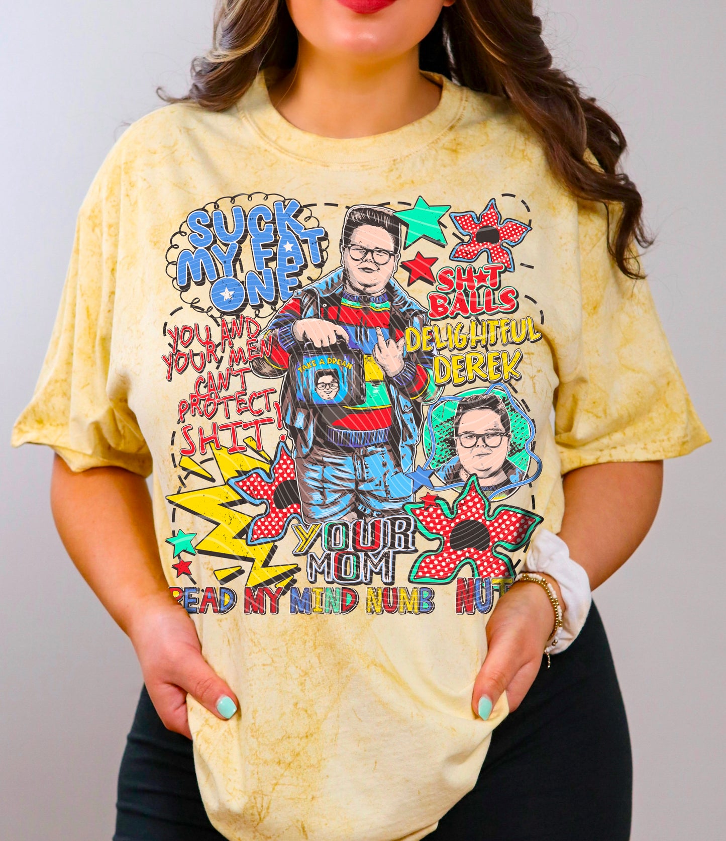 Delightful Derek Collage DTF Prints