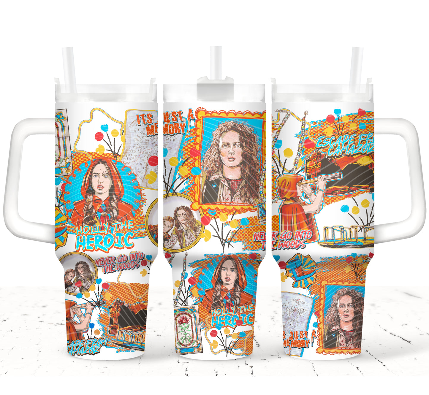 Never Go Into The Woods 40 oz Tumbler Print