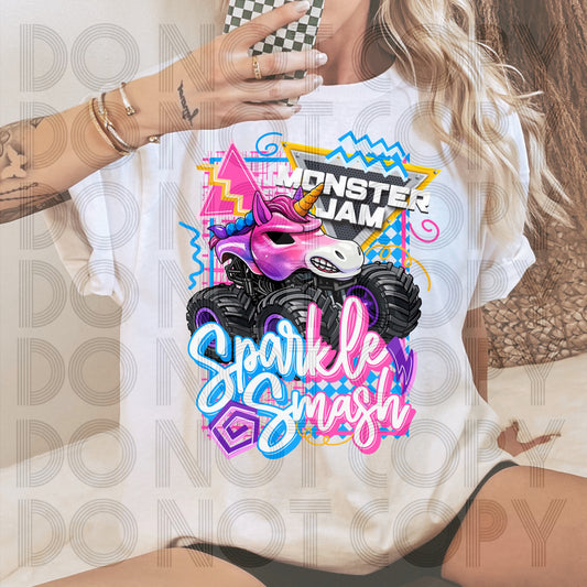 Retro Style MJ Sparkle Smash DTF Prints