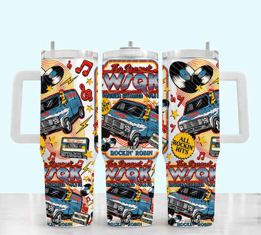 The Squawk 40 oz Tumbler Print