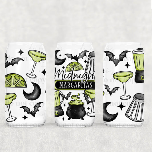 Midnight Margaritas 16 oz Glass Wraps