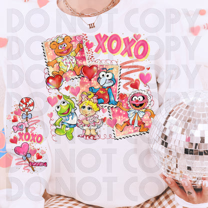 XOXO Muppet Baby Stamps DTF Prints