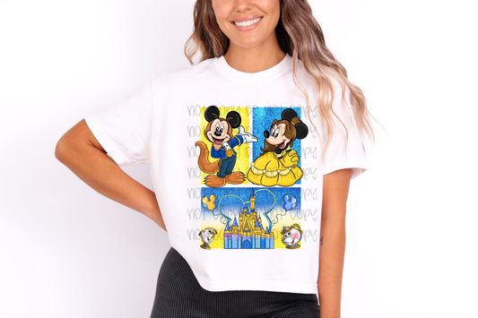 Mouse Prince & Princess DTF Prints