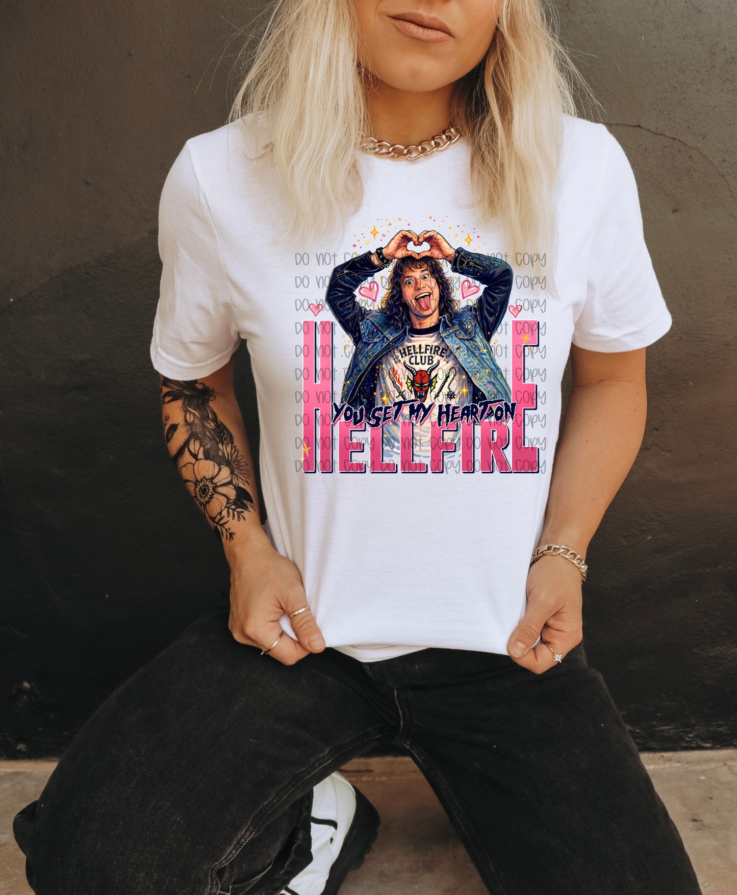 You Set My Heart On Hellfire DTF Prints