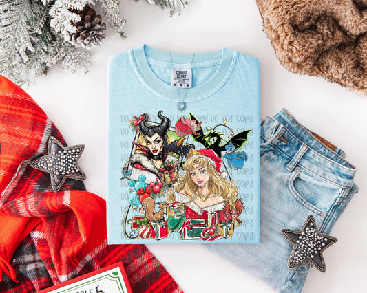 Christmas Princess SB Polaroid DTF Print