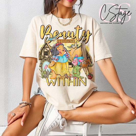 Beauty Is Found Within DTF Print