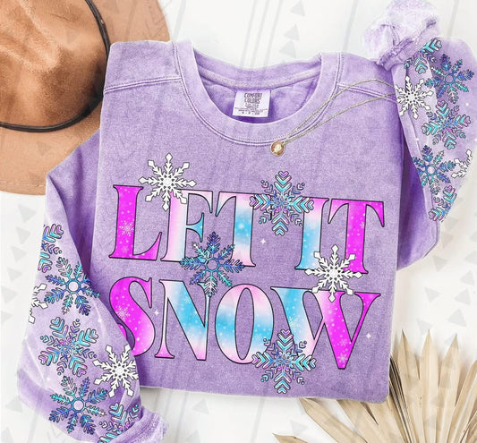 Let it Snow DTF Print