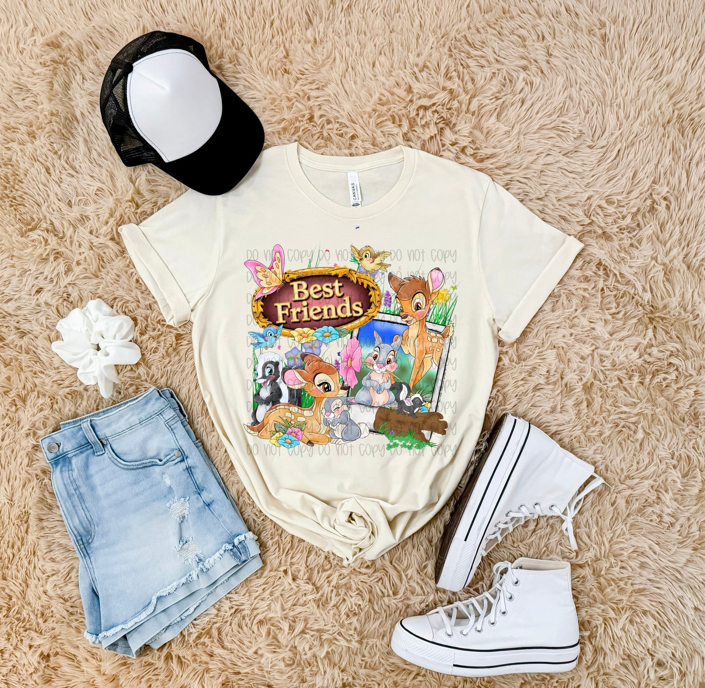 Bambi Best Friends DTF Print