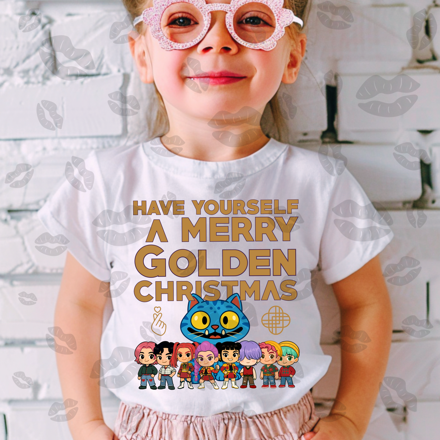 Have Yourself A Merry Golden Christmas DTF Prints