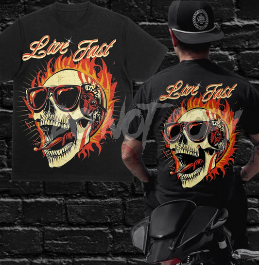 Live Fast DTF Print