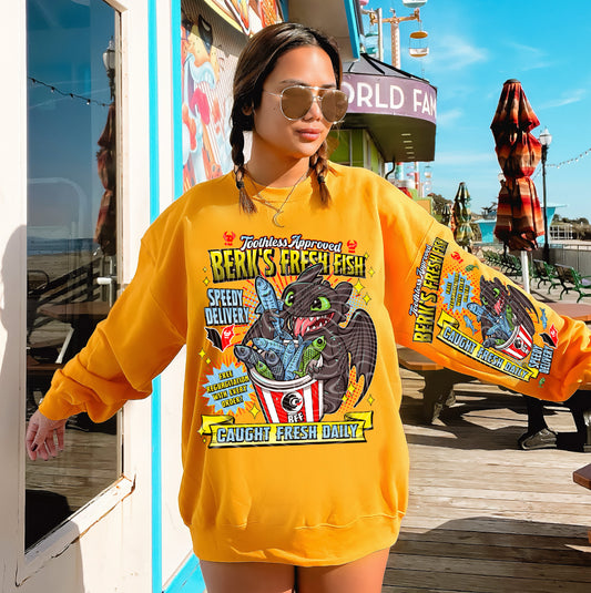 Berk’s Fresh Fish DTF Print