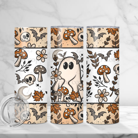 Cottagecore Fall Ghost Tumbler Wrap