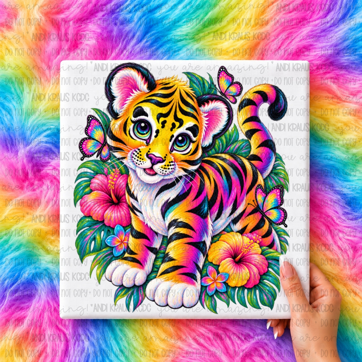 LFrank Tiger DTF Print