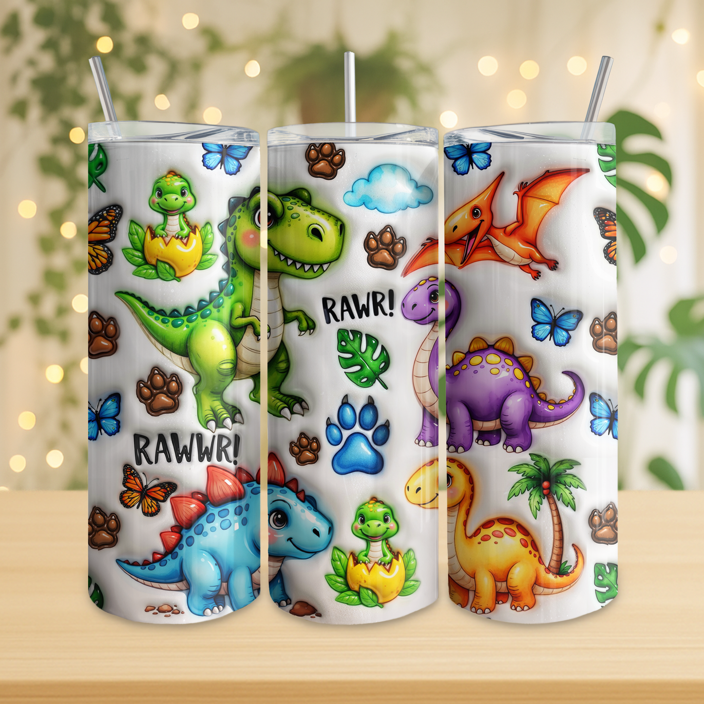 Rawr! Dinosaurs Tumbler Wrap