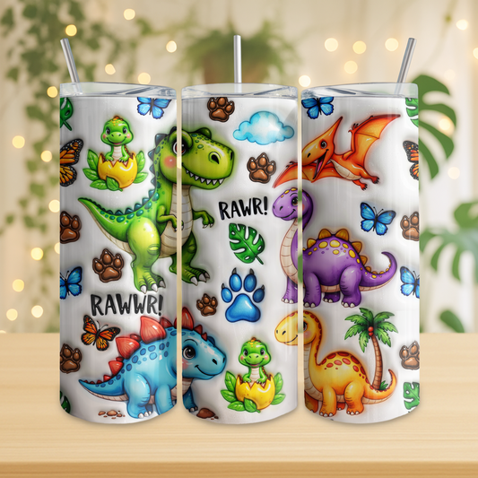 Rawr! Dinosaurs Tumbler Wrap
