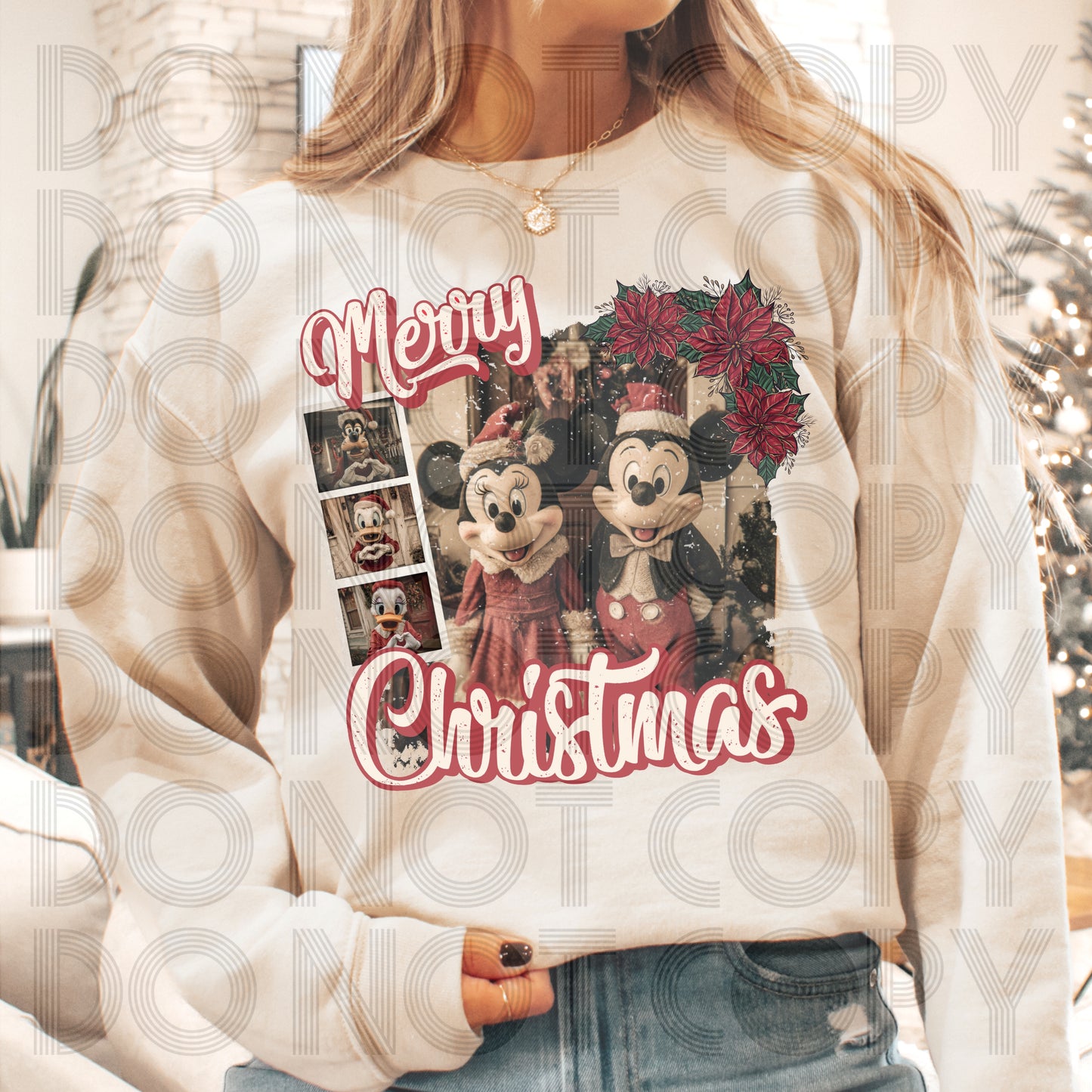 Merry Christmas Magical Friends DTF Prints