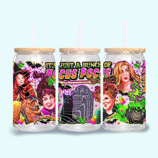 Witchy Sisters 16 oz Glass Wraps