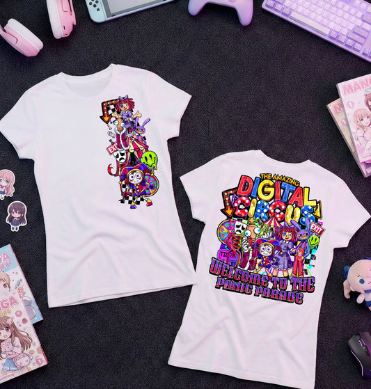Digital Circus Panic Parade DTF Print