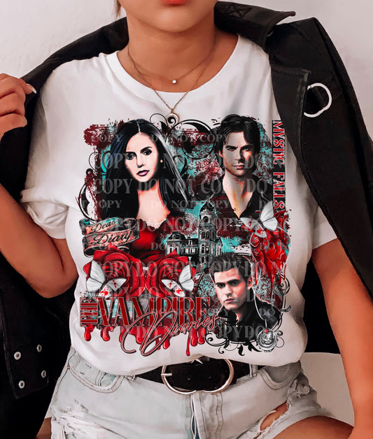 TVD Mystic Falls DTF Prints