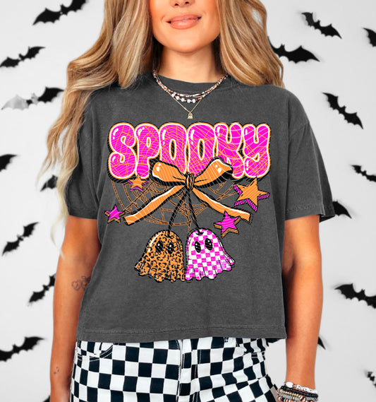Pink Spooky Ghost Cherries DTF Prints