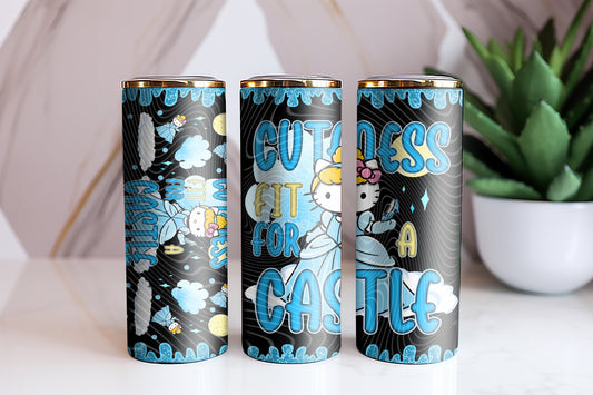 Cuteness Fit For A Castle Tumbler Wrap