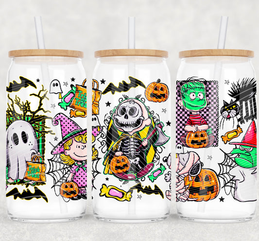 CB Green Halloween 16 oz Glass Wraps