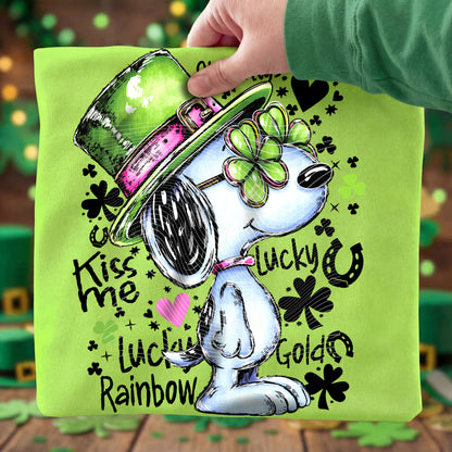 Snoopy Clover DTF Prints