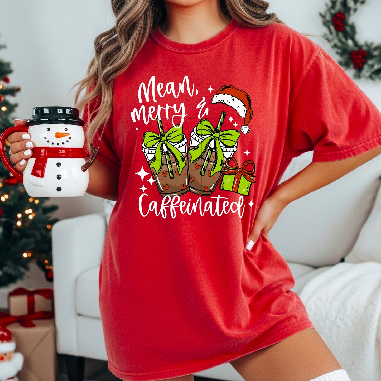 Mean Merry & Caffeinated DTF Prints