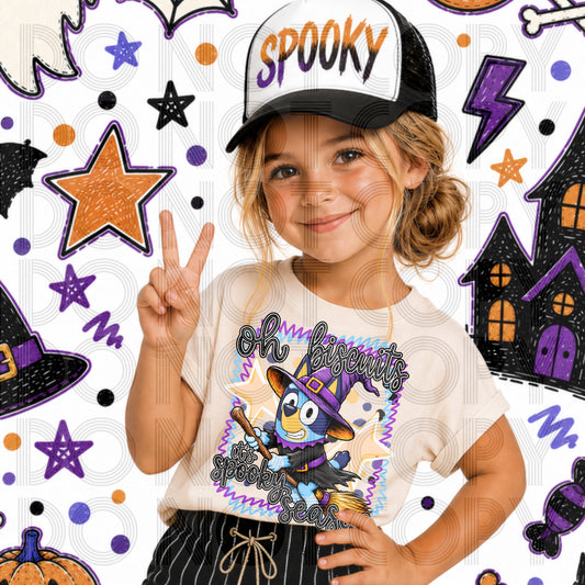 Oh Biscuits It’s Spooky Season DTF Print