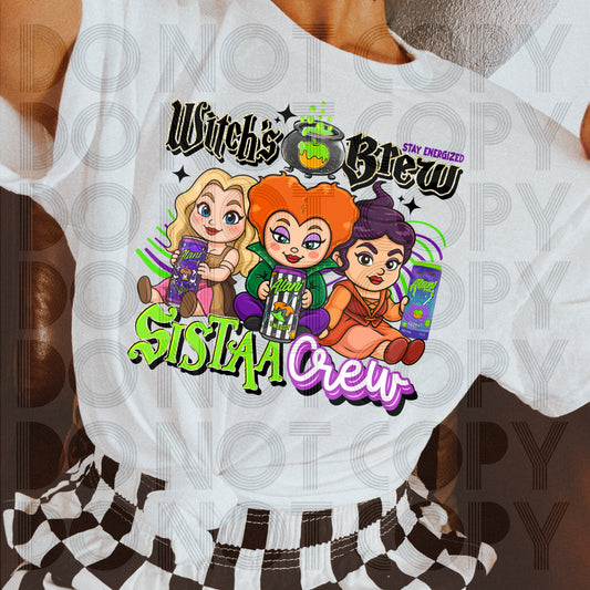 Witch’s Brew Sistaa Crew DTF Prints