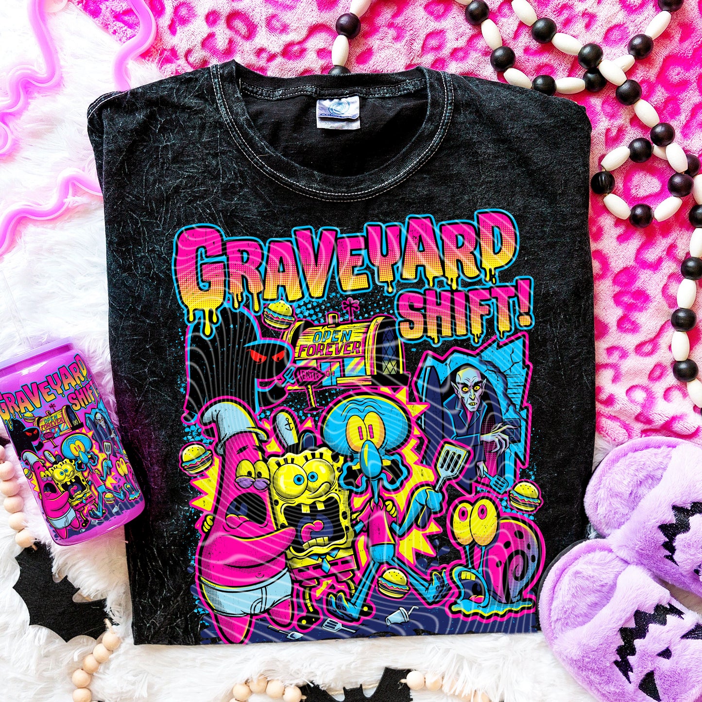 Graveyard Shift DTF Print