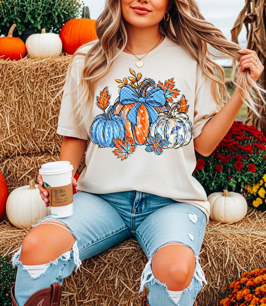 Fall Pumpkins DTF Prints
