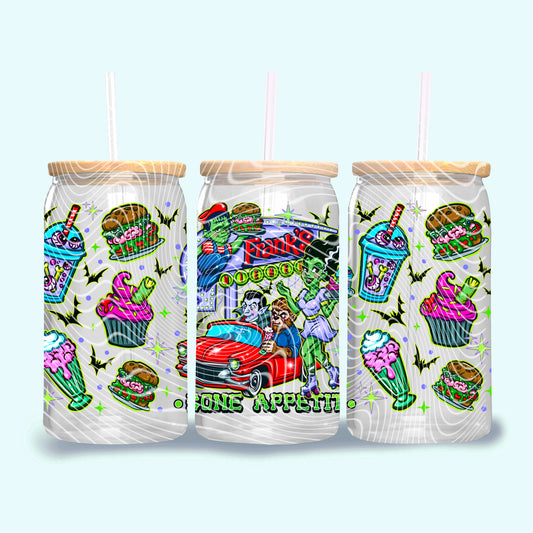 Frank’s Die-ner 16 oz Glass Wraps