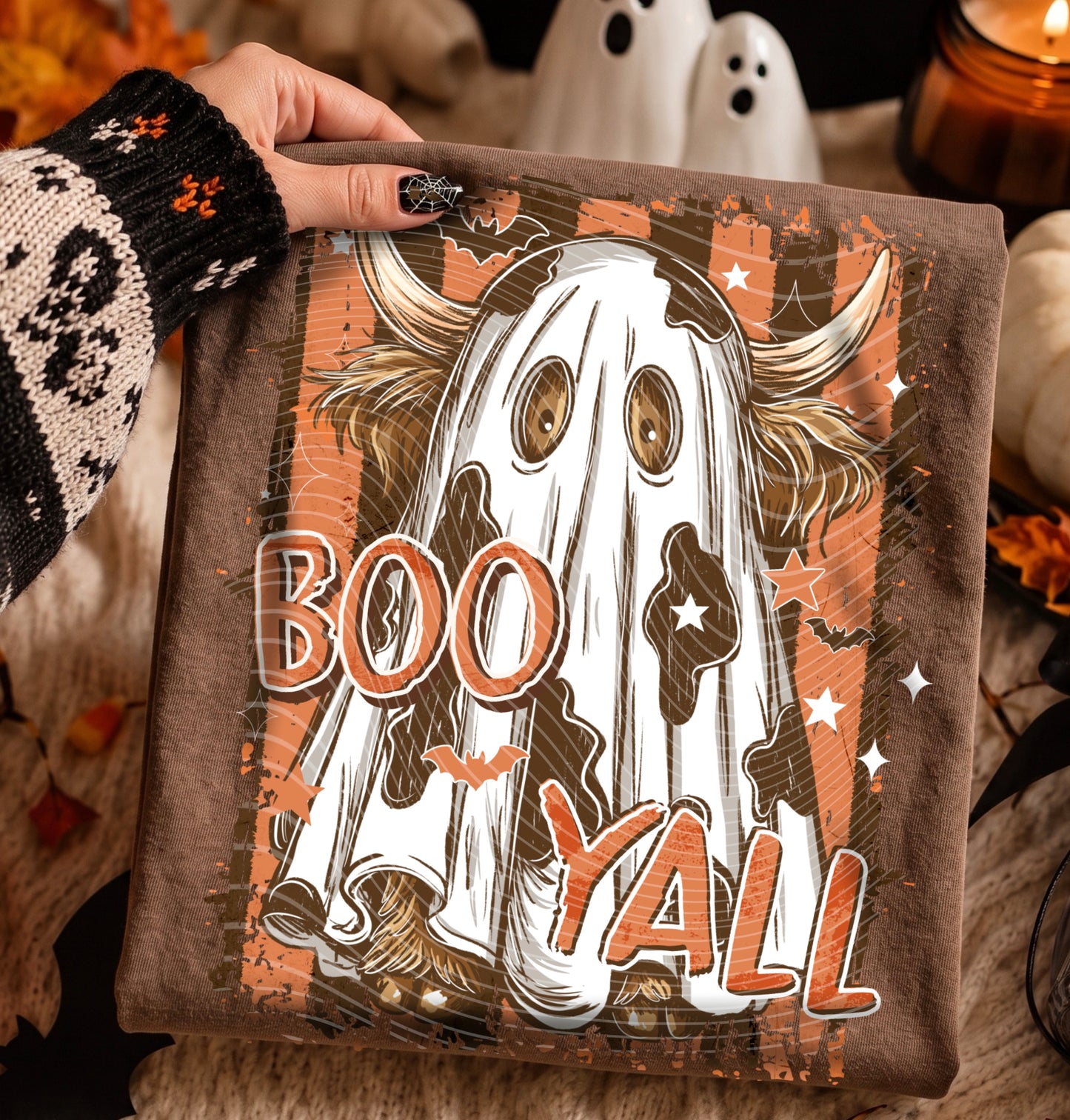 Boo Y’all DTF Print