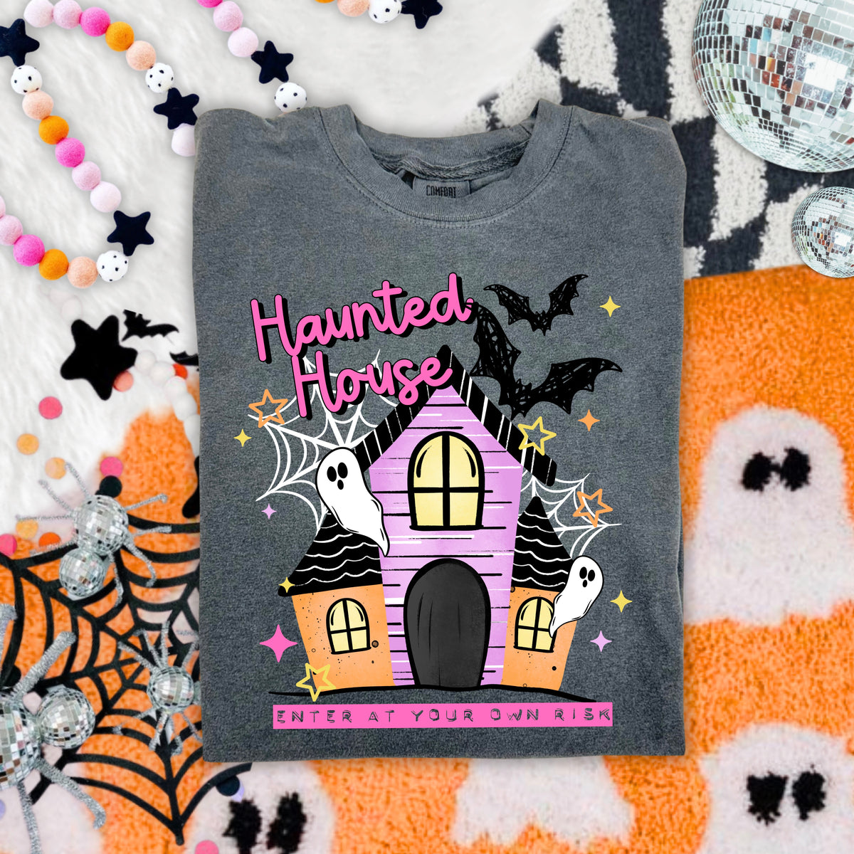 Haunted House DTF Print