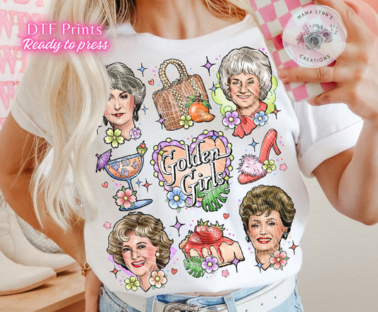 Golden Girls DTF Print