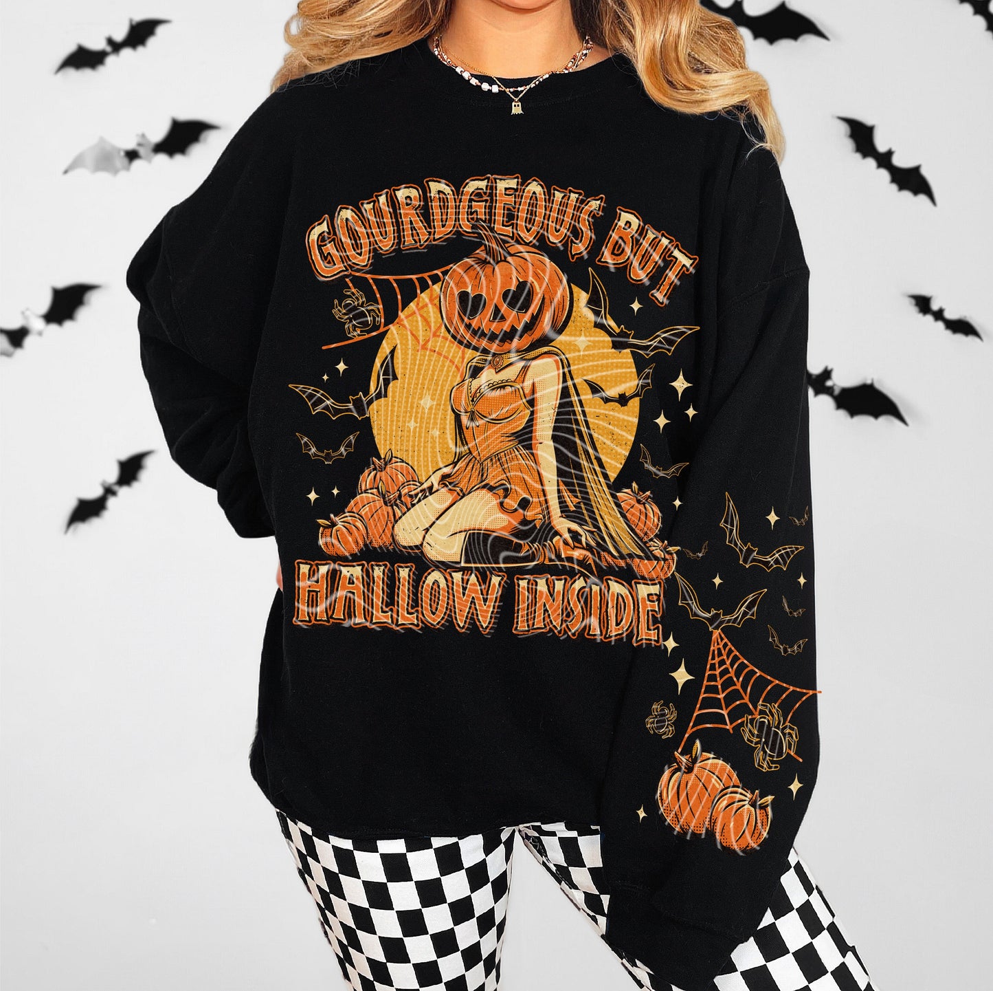 Gourdgeous But Hallow Inside DTF Prints