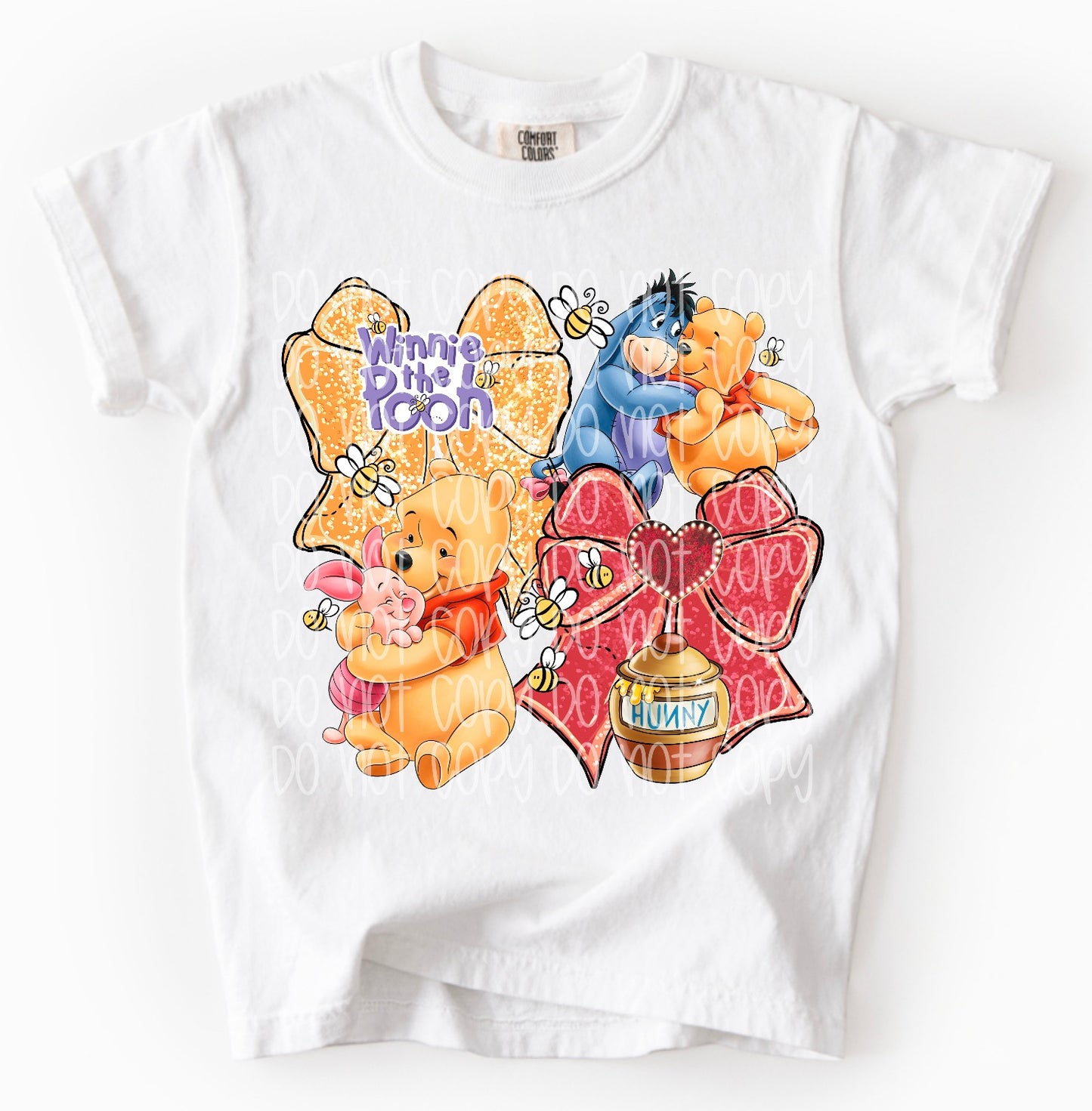 Pooh & Friends Coquette DTF Prints