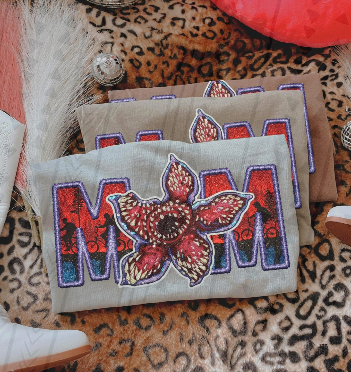 Stranger Mom (Faux Sequin) DTF Prints