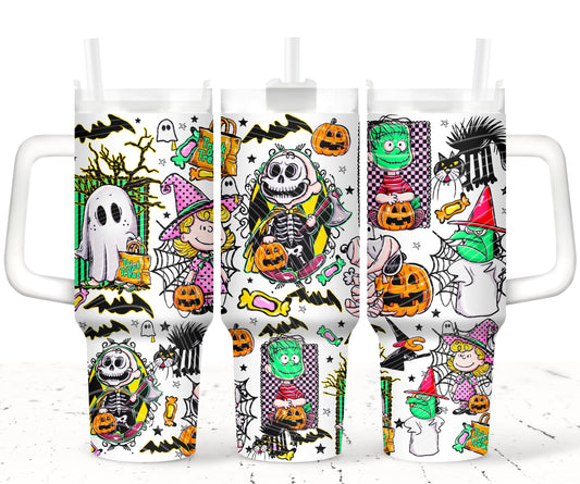 CB Green Halloween 40 oz Tumbler Print