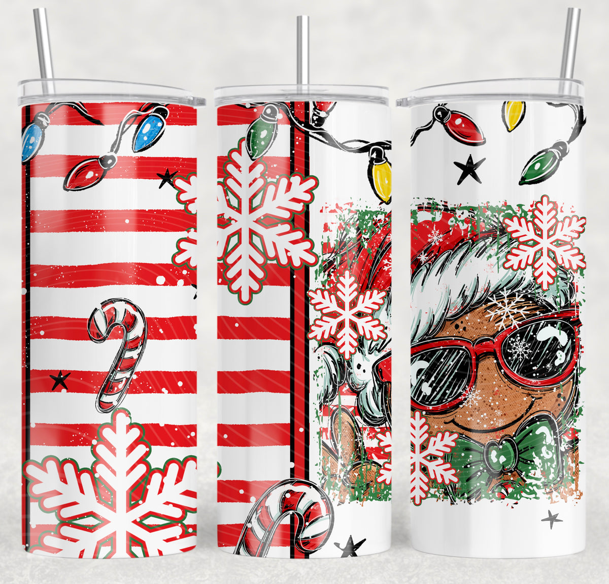Gingerbread Man Tumbler Wrap