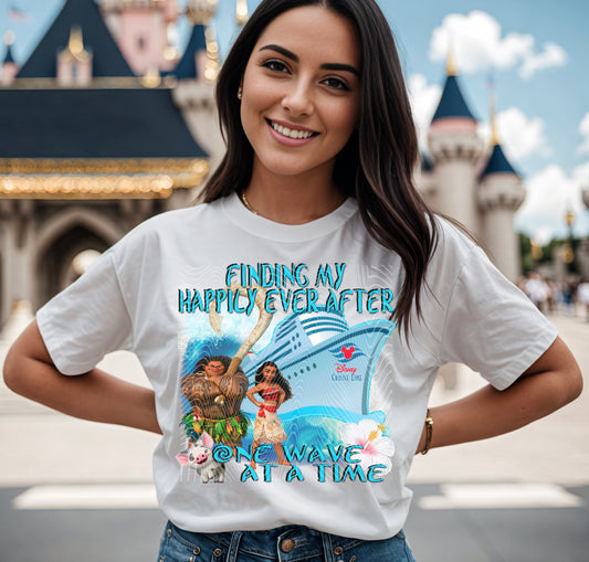 Finding My Happily Ever After Cruise Vacation DTF Print