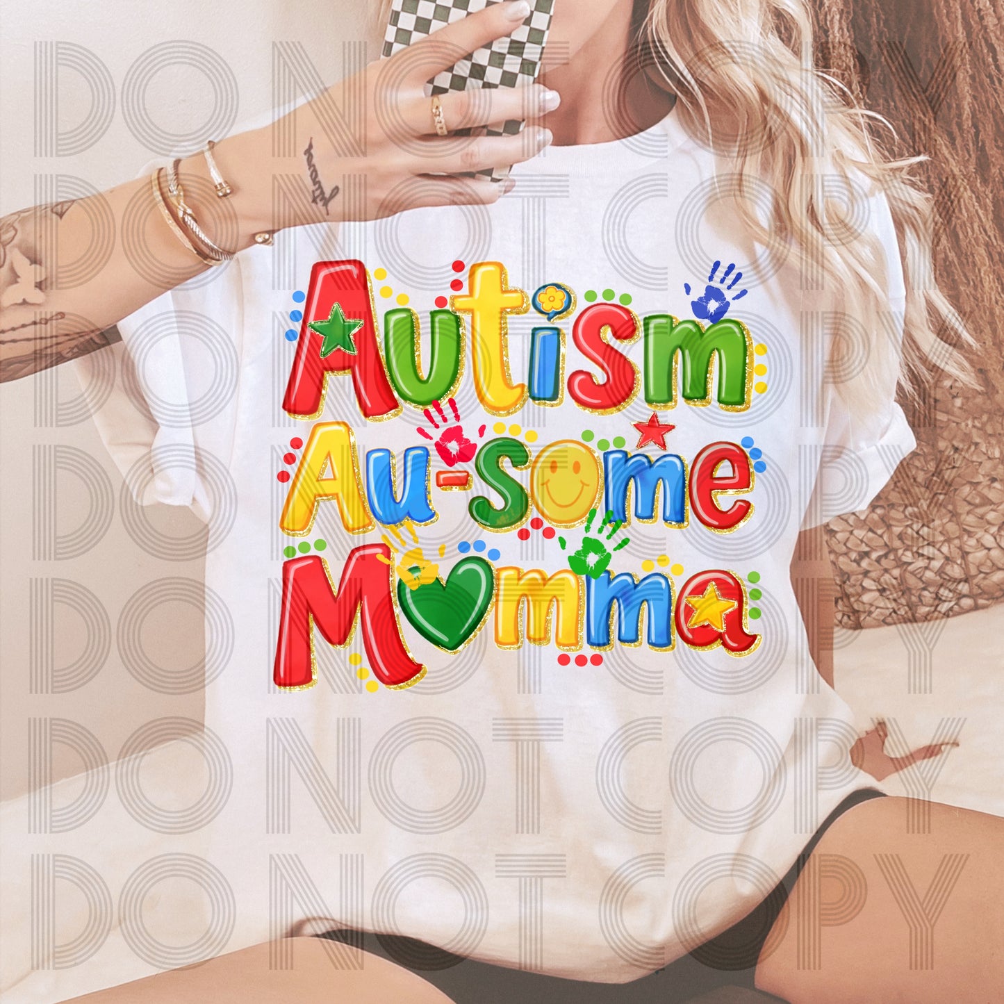 Autism Au-Some Momma DTF Prints