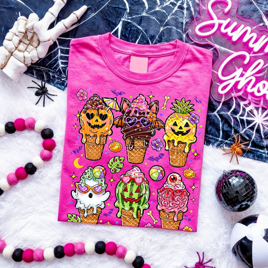 Spooky Summer Ice Cream DTF Print