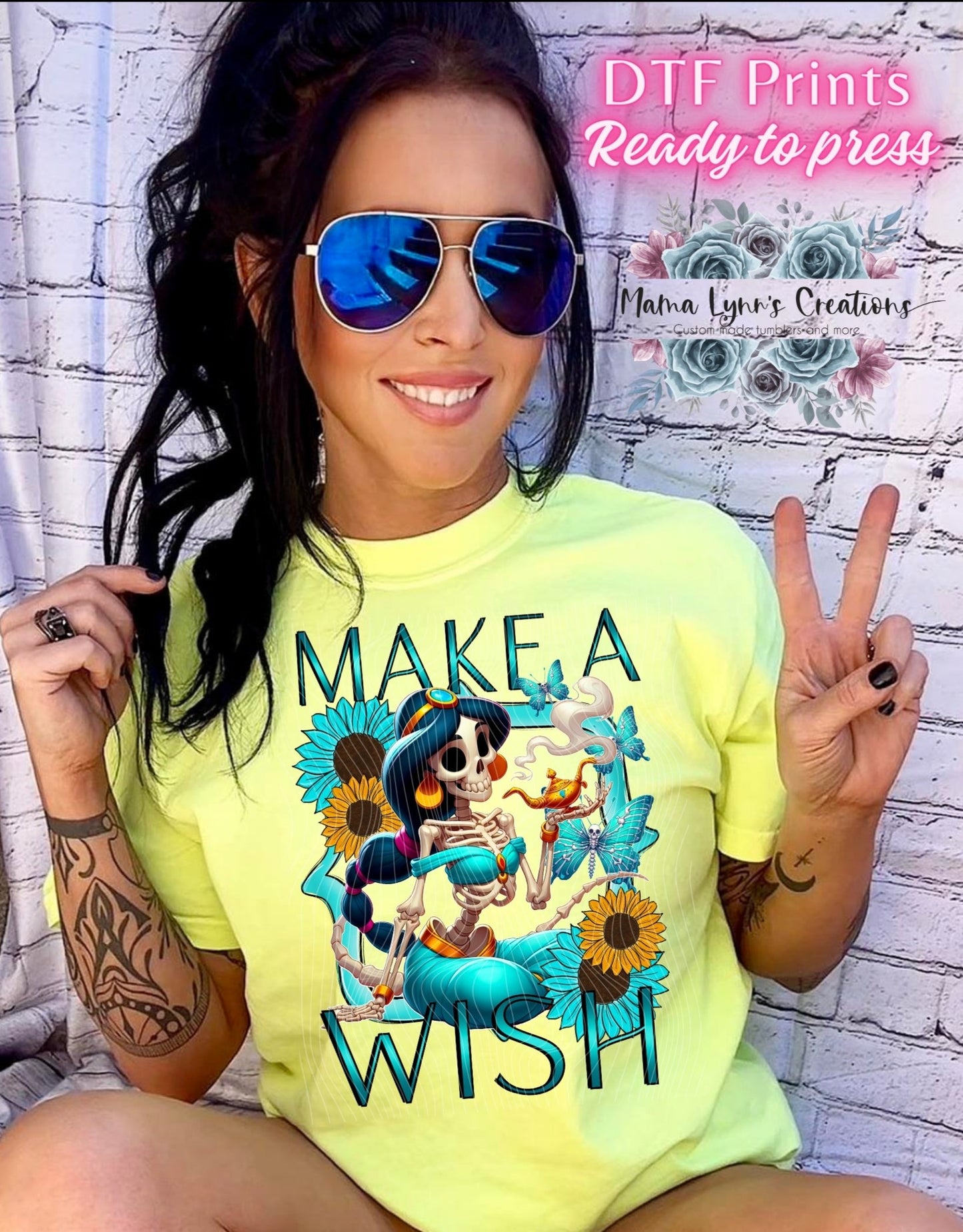 Make A Wish DTF Print